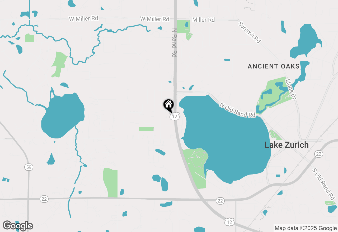 Map of 920 Kenilworth Terrace, Lake Zurich, IL 60047