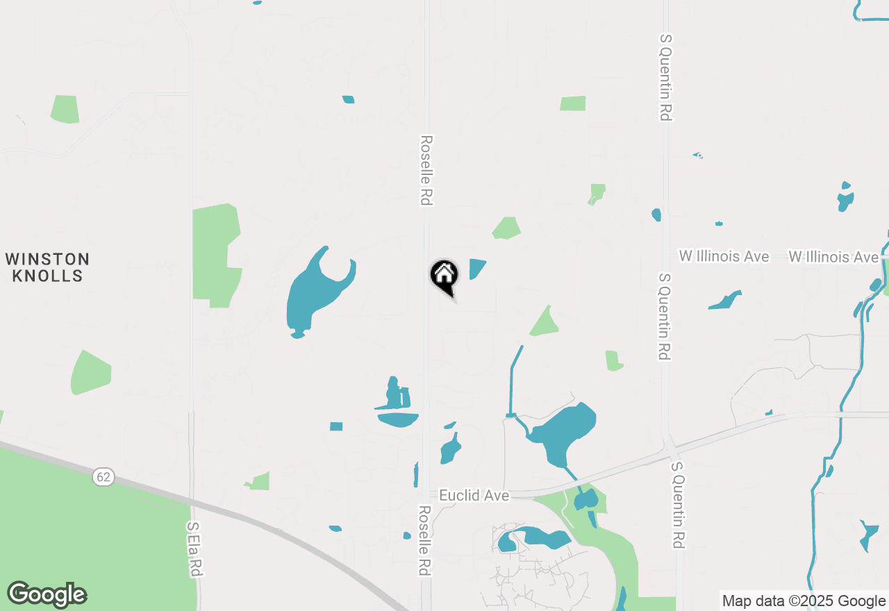 Map of 925 S Willow Walk Drive, Palatine, IL 60067