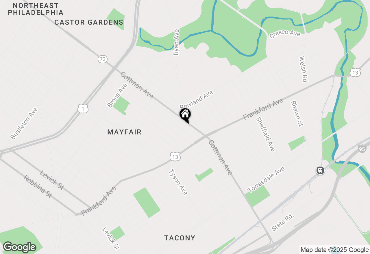 Map of 3427 Englewood Street, Philadelphia, PA 19149