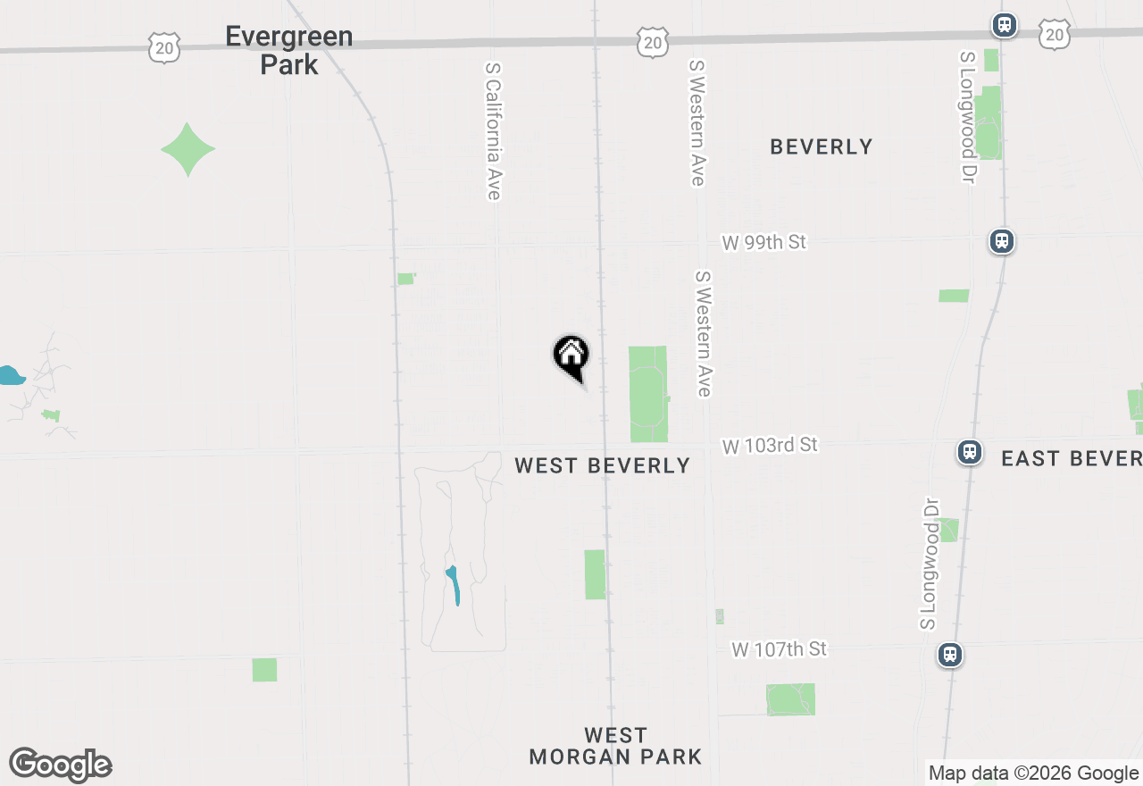Map of 10158 S Talman Avenue, Chicago, IL 60655