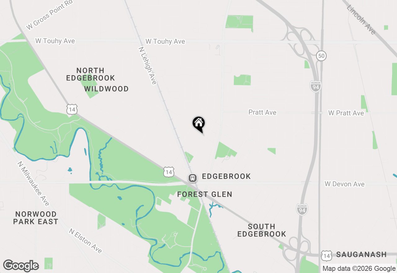 Map of 6669 N Sioux Avenue, Chicago, IL 60646