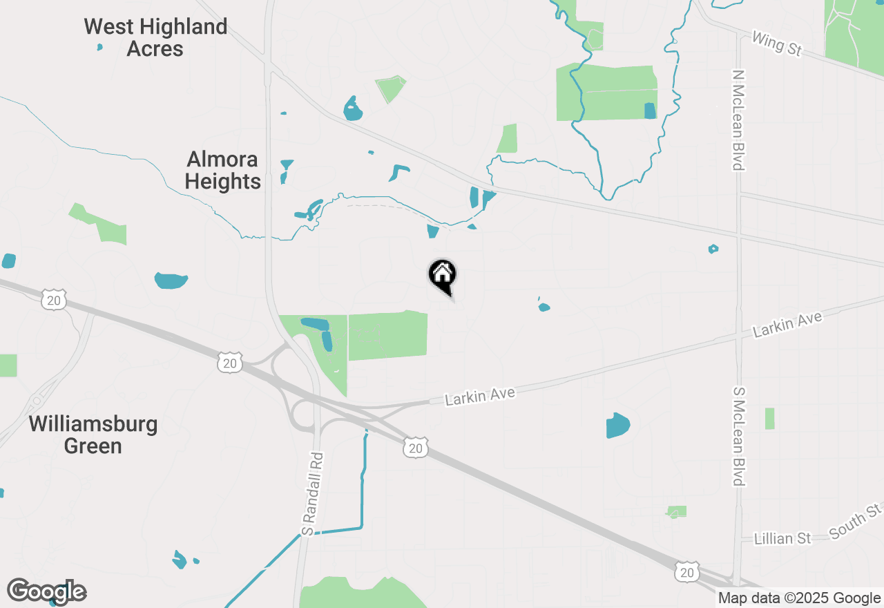 Map of 2535 Harvest Valley, Elgin, IL 60124