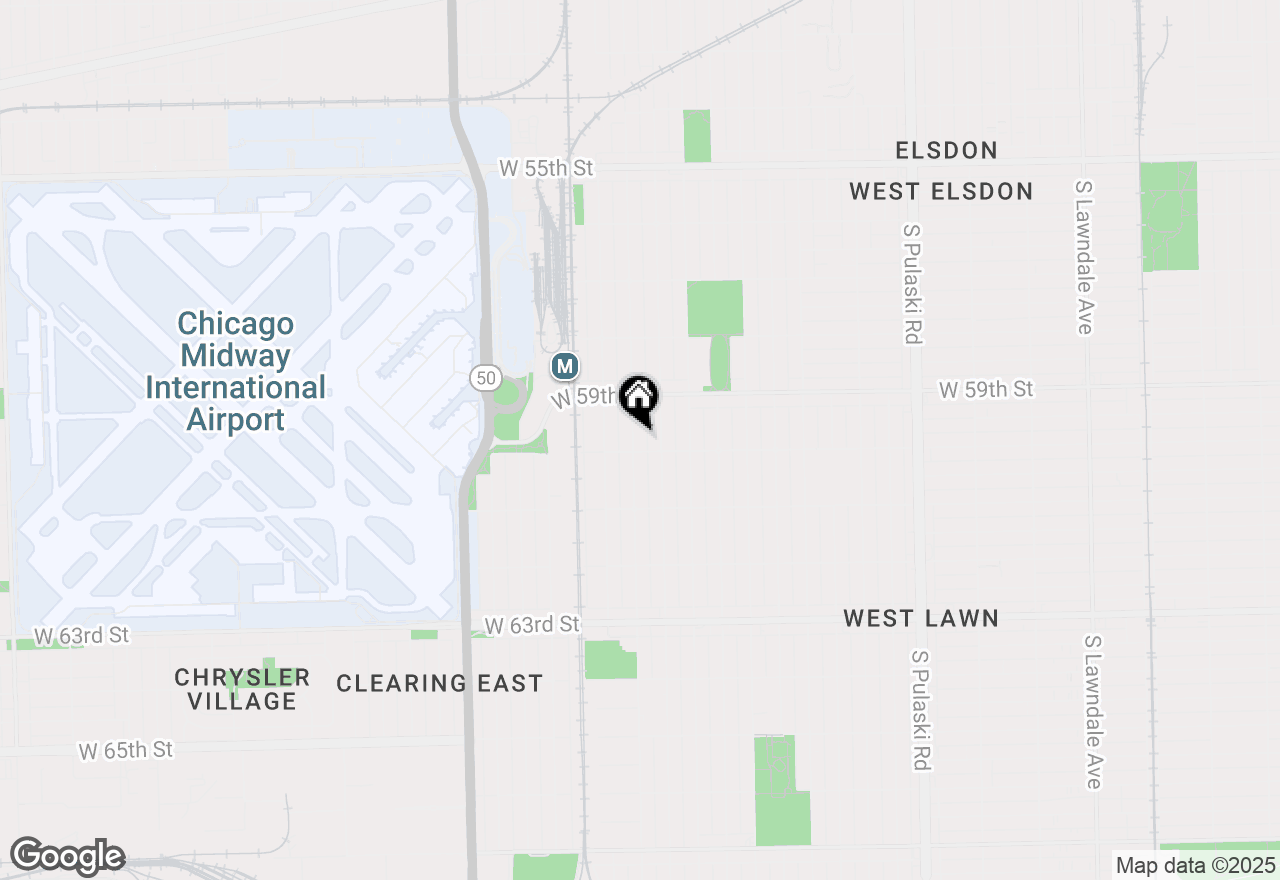 Map of 5949 S Kilbourn Avenue, Chicago, IL 60629