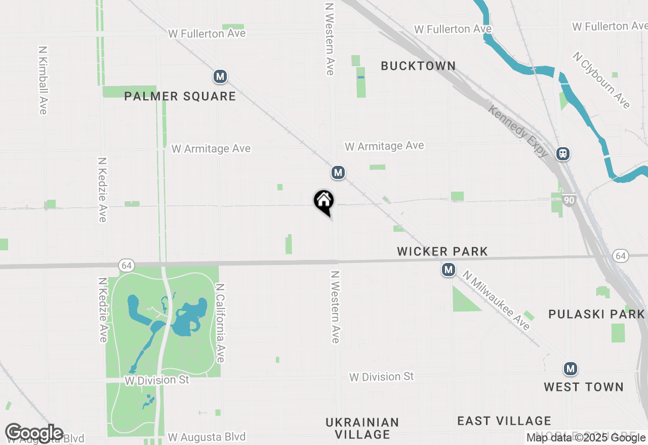 Map of 1721 N Artesian Avenue, Chicago, IL 60647