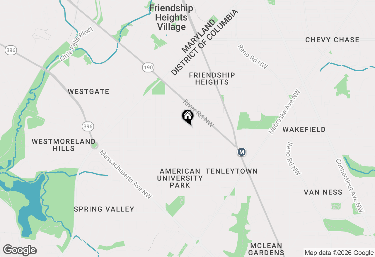 Map of 4420 Chesapeake Street Nw, Washington, DC 20016