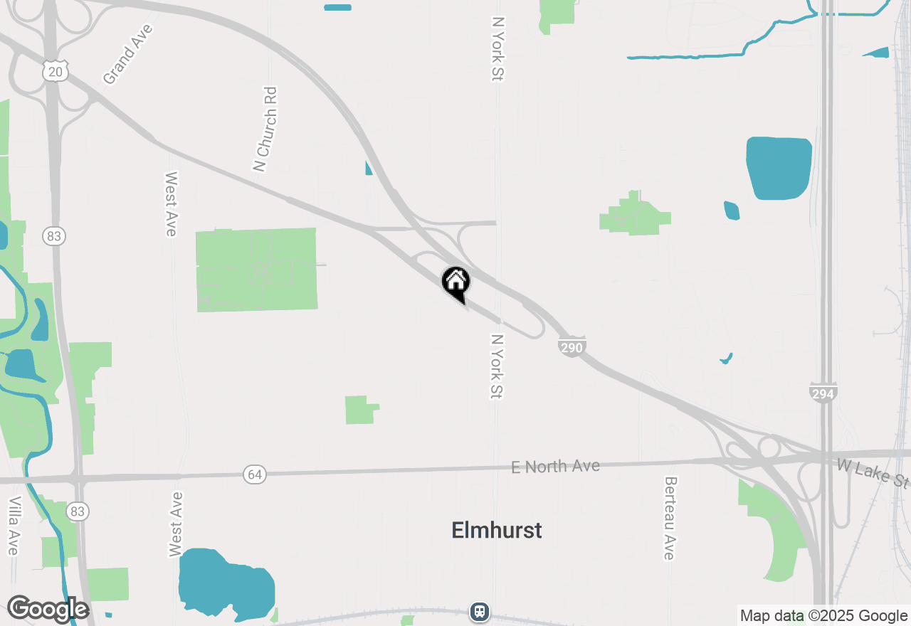 Map of 483 N Larch Avenue #204W, Elmhurst, IL 60126