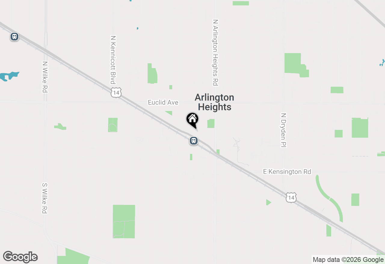Map of 201 N Vail Avenue #307, Arlington Heights, IL 60004