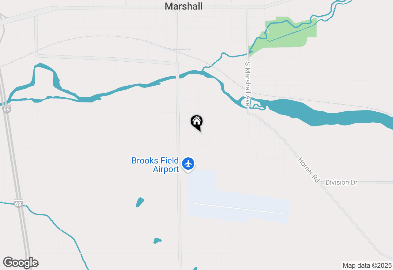 Map of 1039 Rebecca Street #8, Marshall, MI 49068