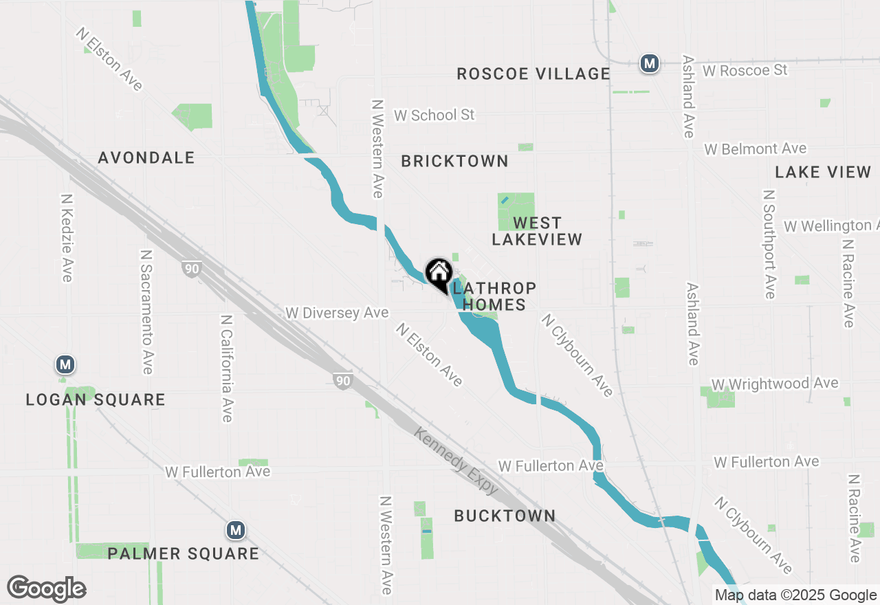 Map of 2811 N Bell Avenue #306, Chicago, IL 60618