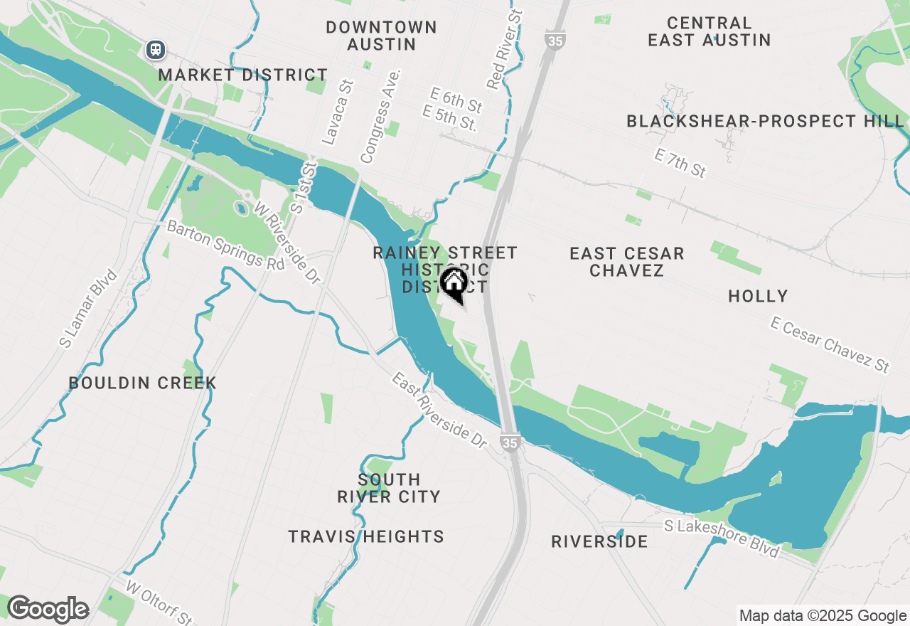 Map of 44 East Ave #3206, Austin, TX 78701