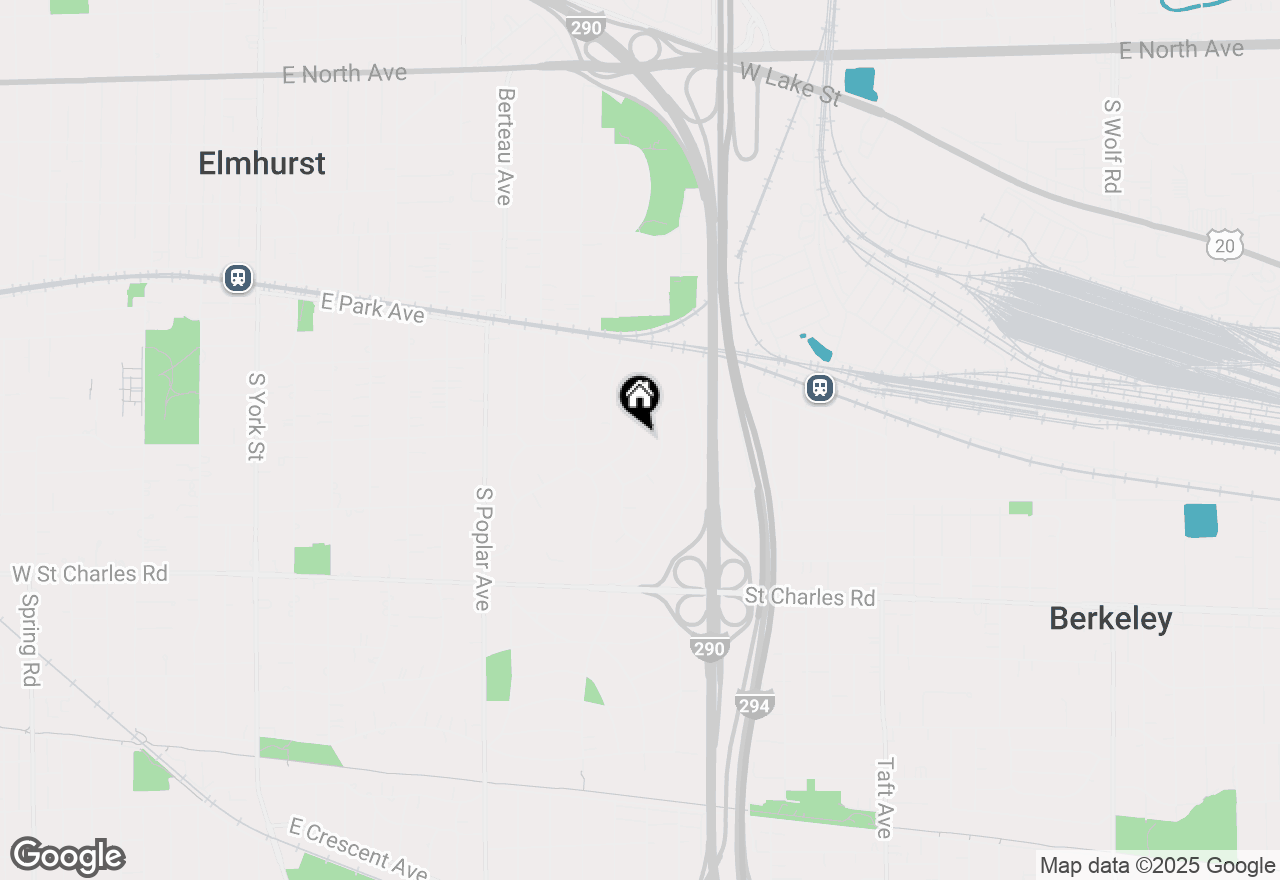 Map of 402 E Huntington Lane, Elmhurst, IL 60126