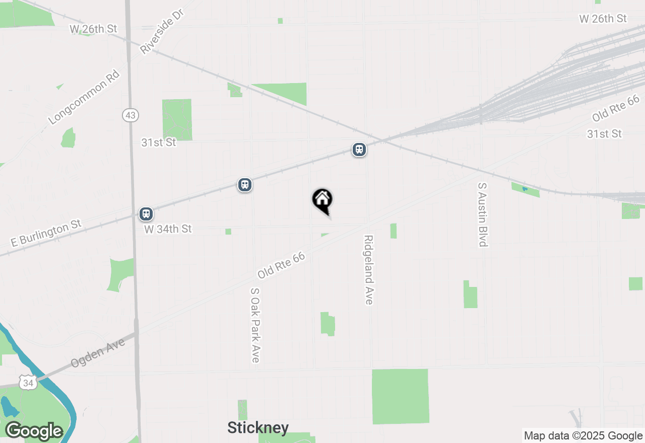 Map of 6525 34th Street, Berwyn, IL 60402