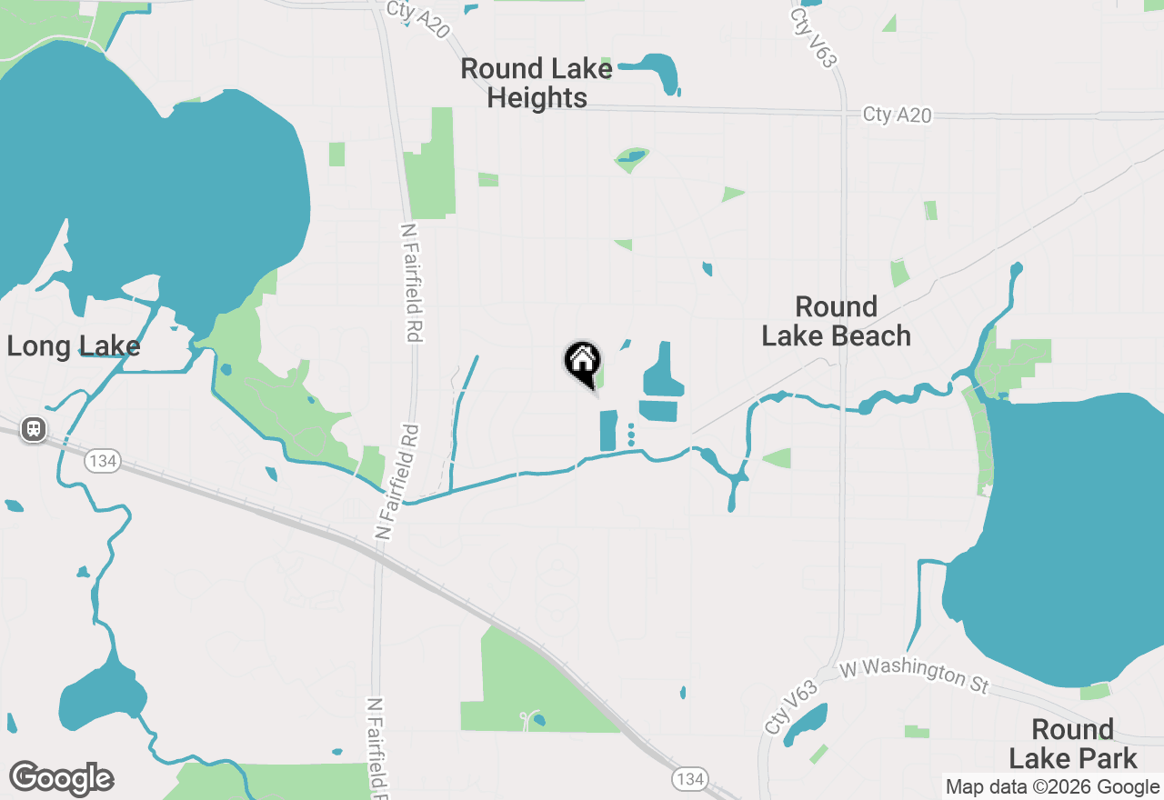 Map of 1115 Lotus Drive, Round Lake Beach, IL 60073
