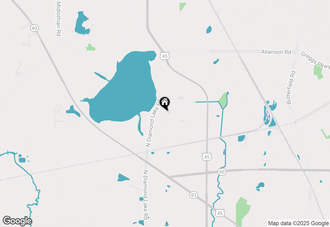 Map of 207 Shady Lane, Mundelein, IL 60060