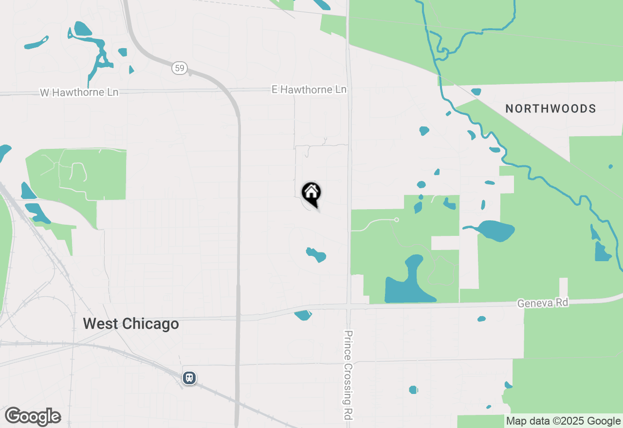 Map of 840 Hampton Course, West Chicago, IL 60185