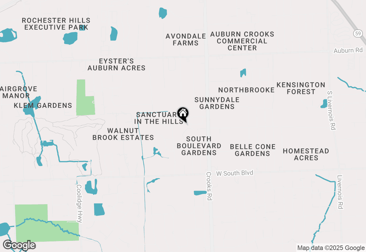 Map of 2179 Lagoon Drive, Rochester Hills, MI 48309