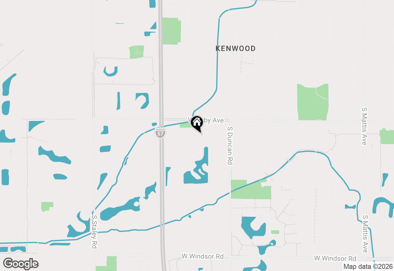 Map of 3305 Halifax Drive #B, Champaign, IL 61822