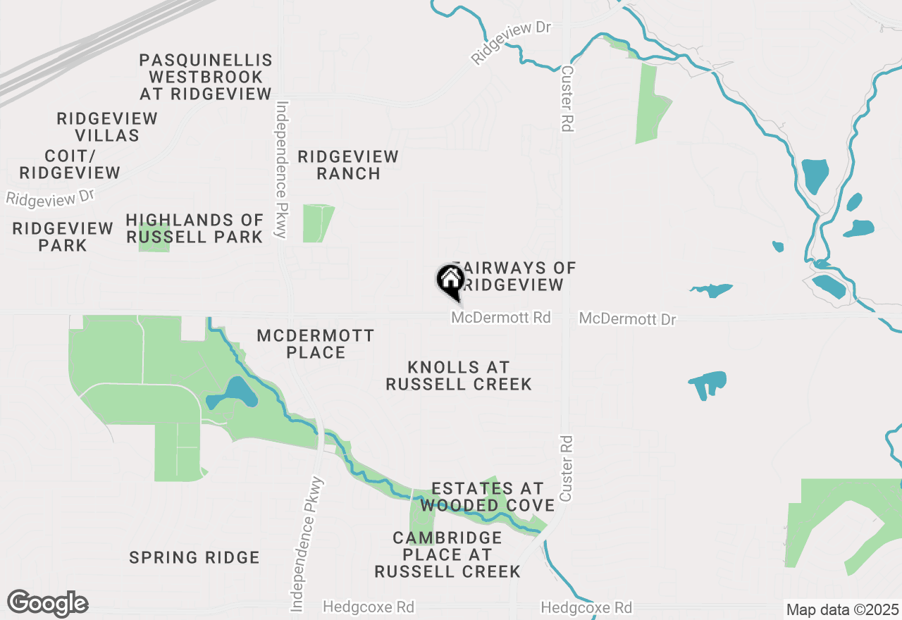 Map of 2500 Haddock Drive, Plano, TX 75025