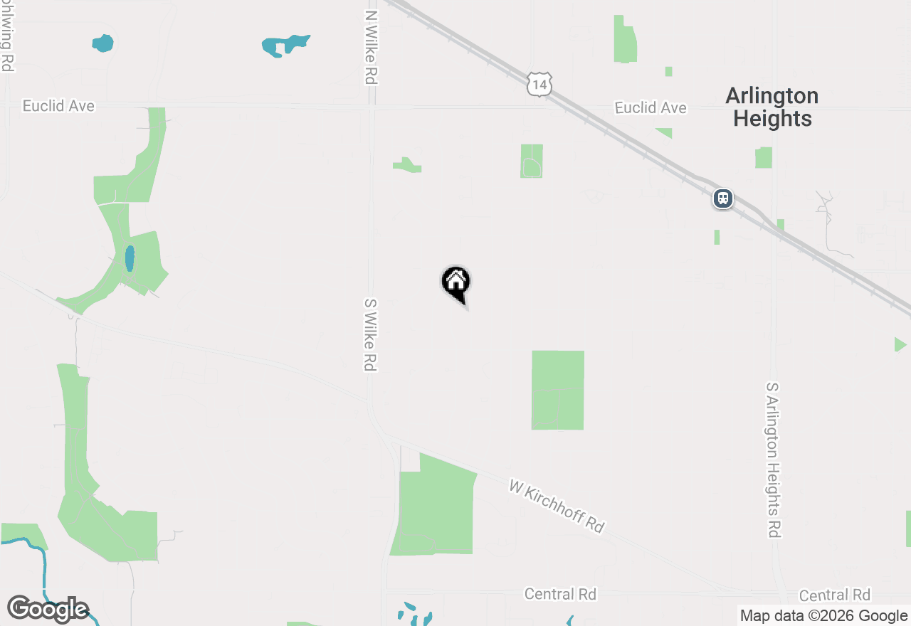 Map of 231 S Princeton Avenue, Arlington Heights, IL 60005