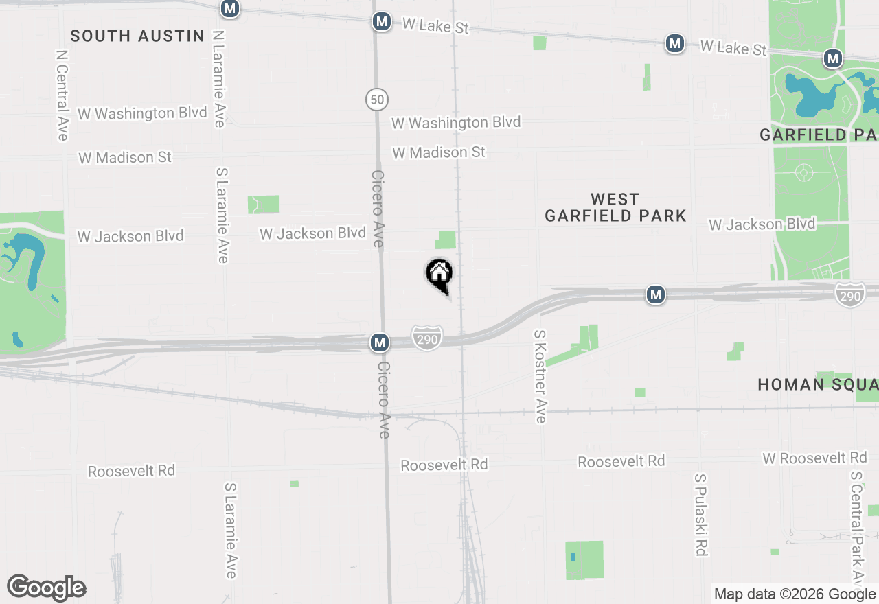 Map of 4630 W Harrison Street, Chicago, IL 60644