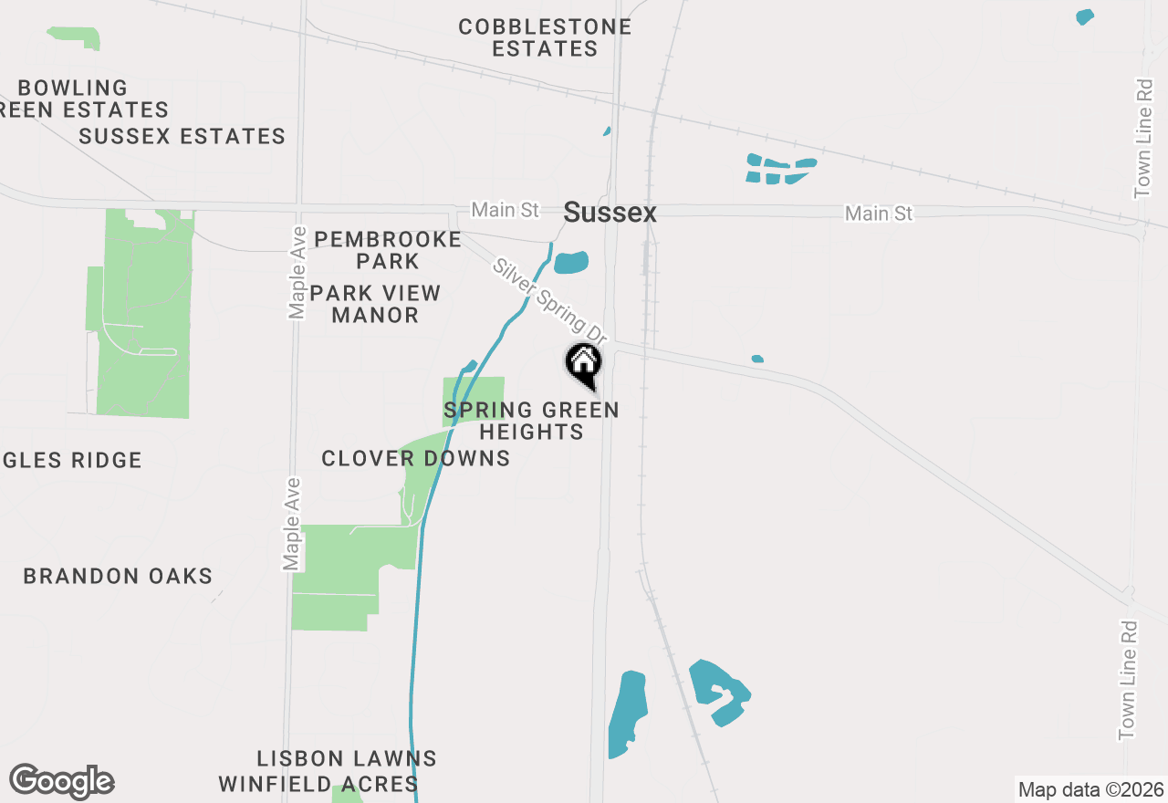 Map of W233N6045 Teakwood Ct #W233N6043, Sussex, WI 53089