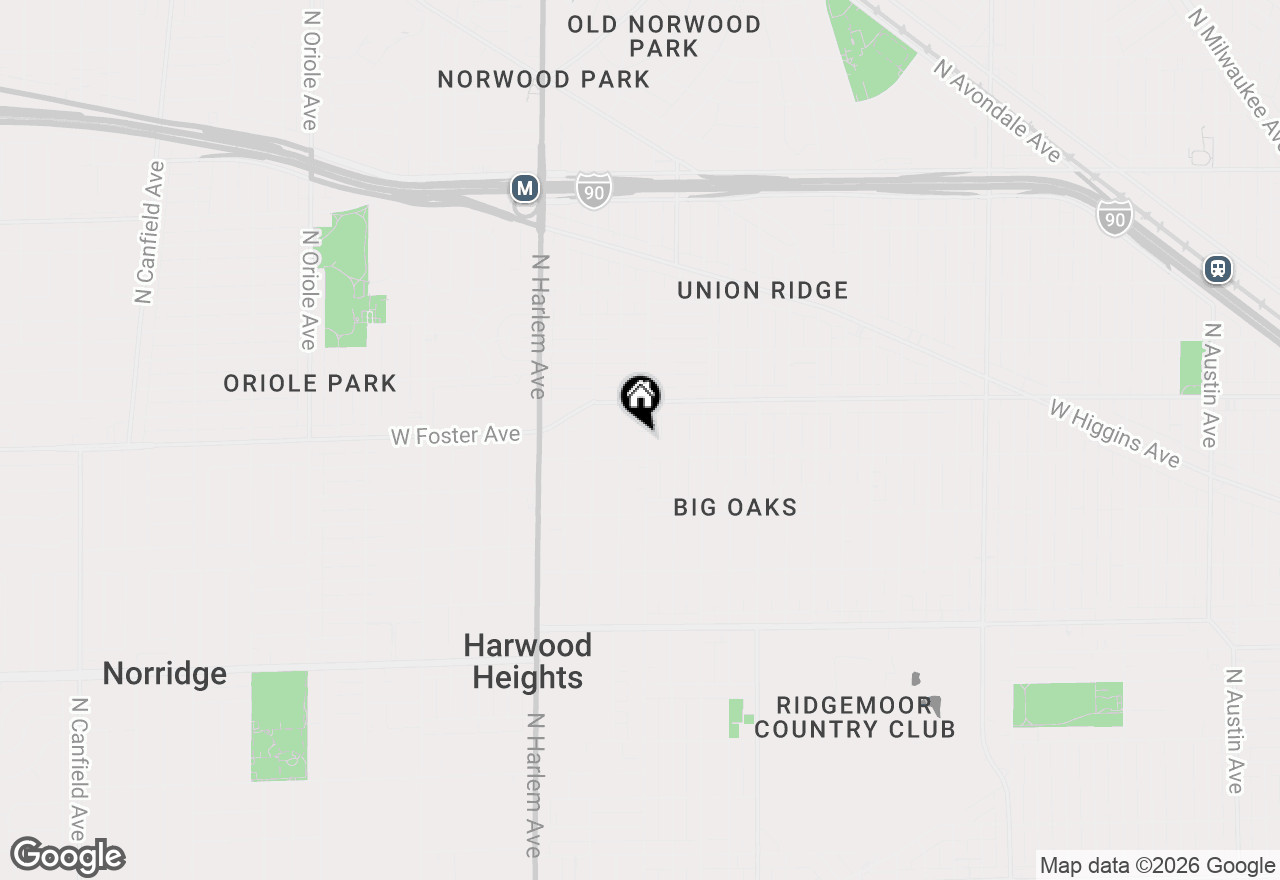 Map of 5116 N Nordica Avenue, Chicago, IL 60656