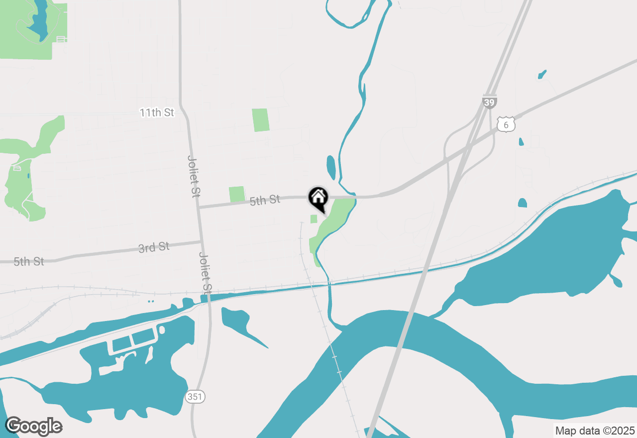 Map of 1536 4th Street, Lasalle, IL 61301