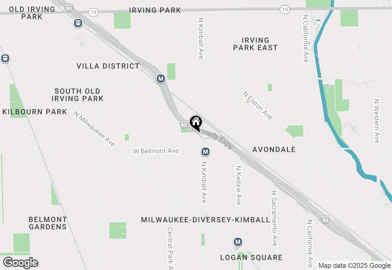 Map of 3423 W School Street #3423, Chicago, IL 60618