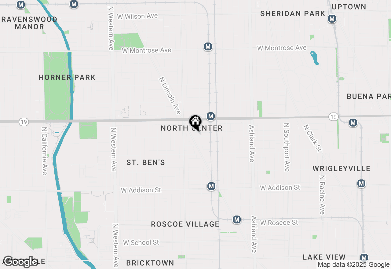 Map of 1916 W Byron Street #3, Chicago, IL 60613