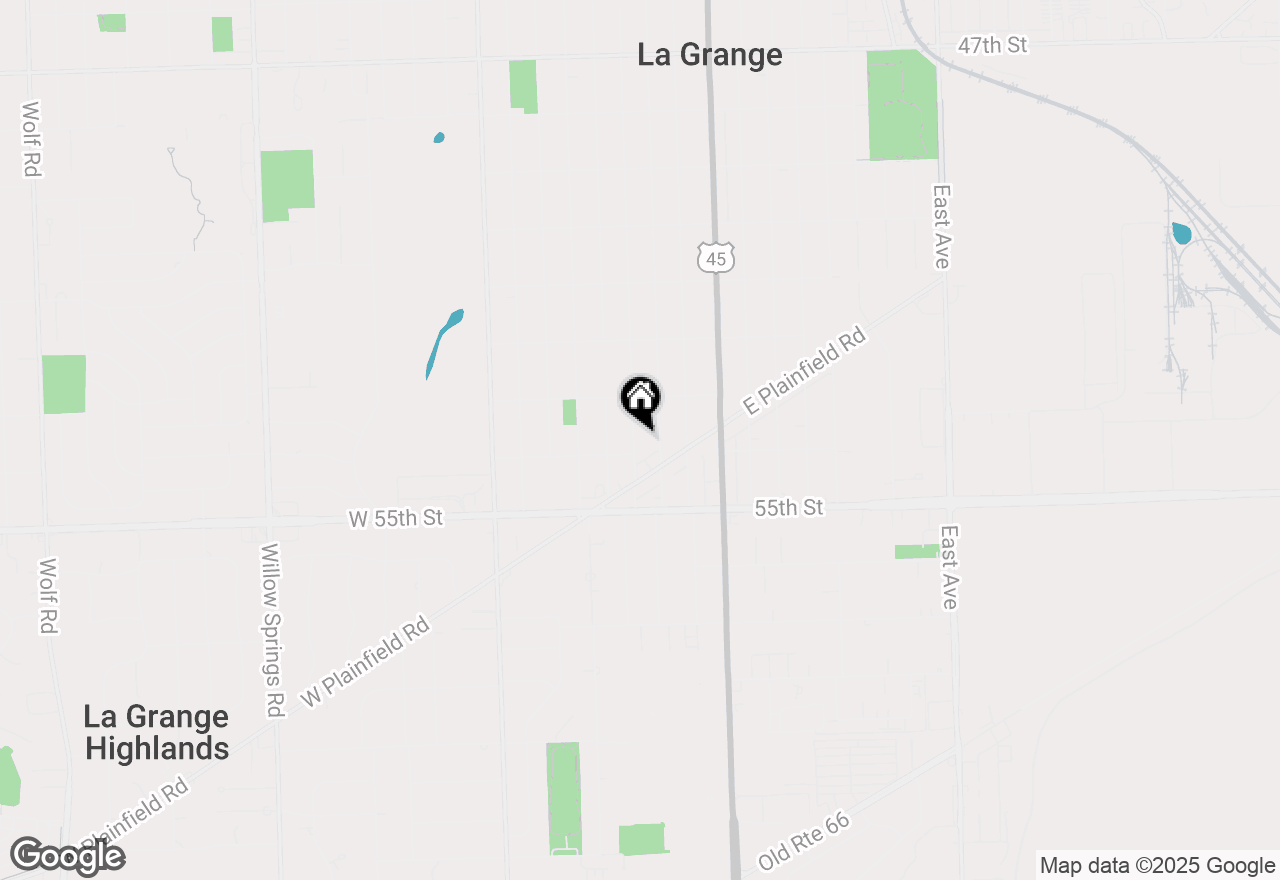 Map of 5341 S Catherine Avenue, Countryside, IL 60525