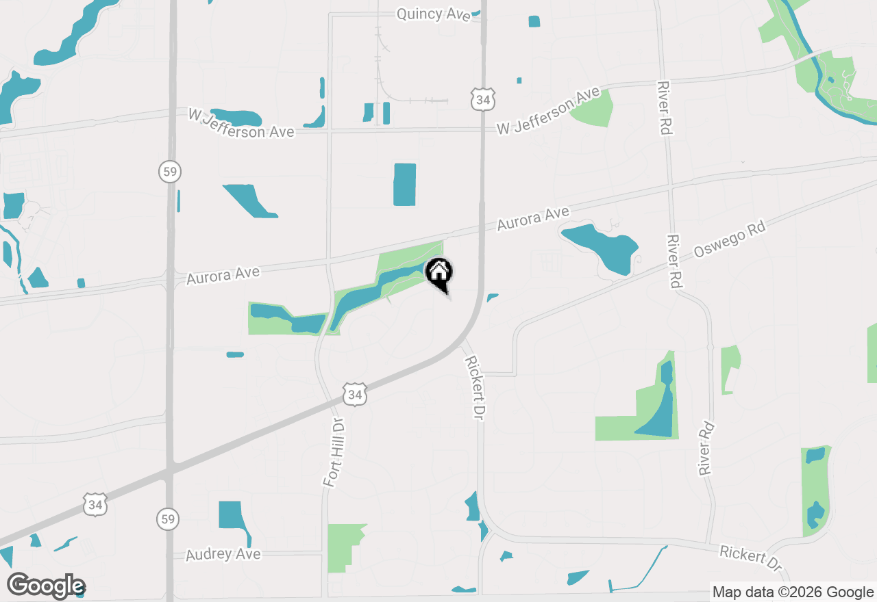 Map of 711 Violet Circle, Naperville, IL 60540