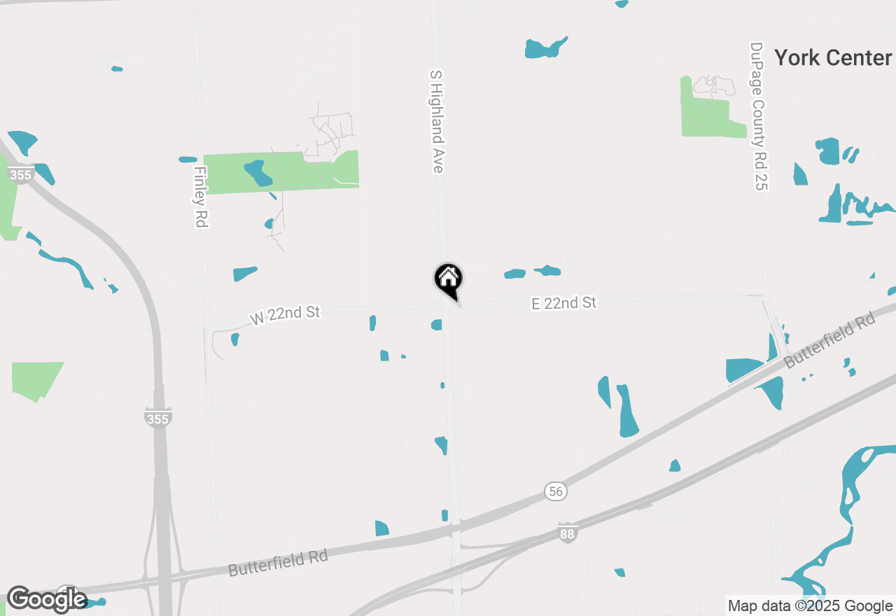 Map of 2201 S Highland Avenue #4M, Lombard, IL 60148