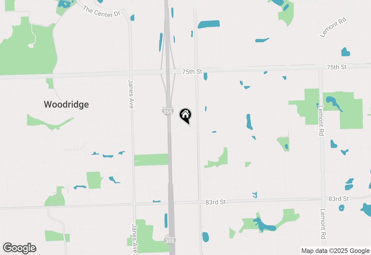 Map of 2287 Country Club Drive #21A, Woodridge, IL 60517