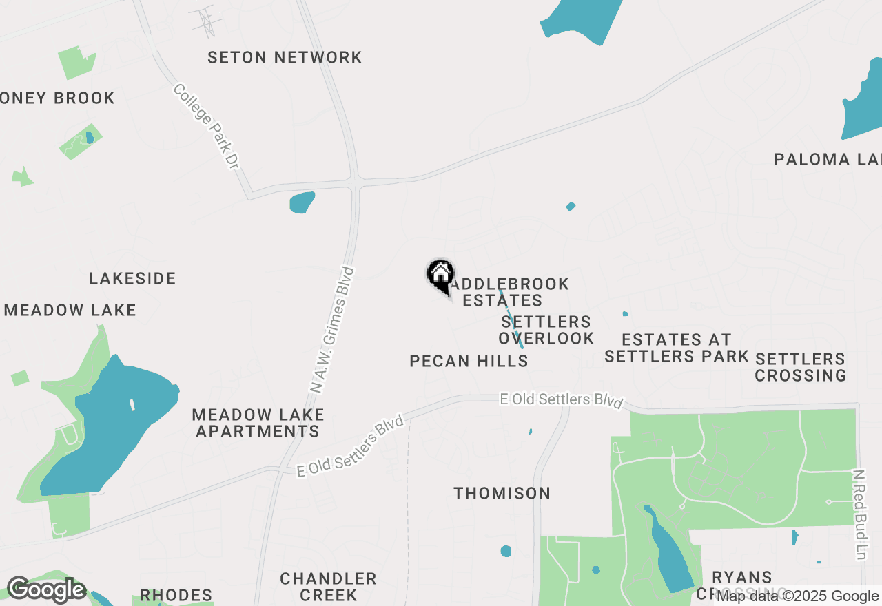 Map of 2219 Oscar Eli Pl, Round Rock, TX 78665