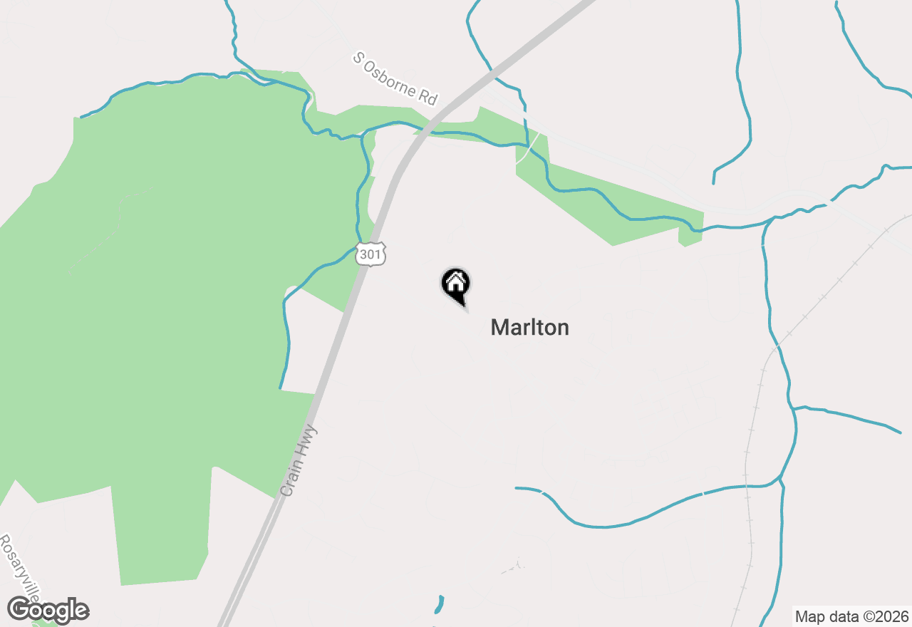 Map of 11805 N Marlton Avenue, Upper Marlboro, MD 20772