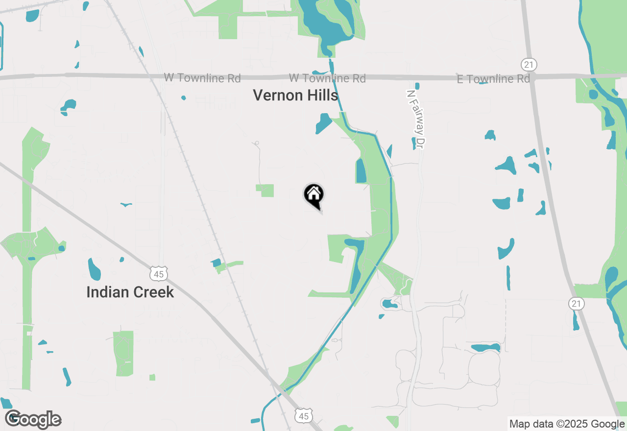 Map of 9 Altoona Court, Vernon Hills, IL 60061