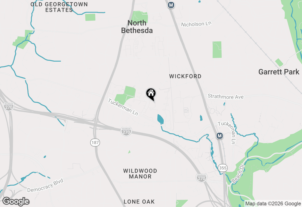 Map of 10823 Hampton Mill Terrace #370, Rockville, MD 20852