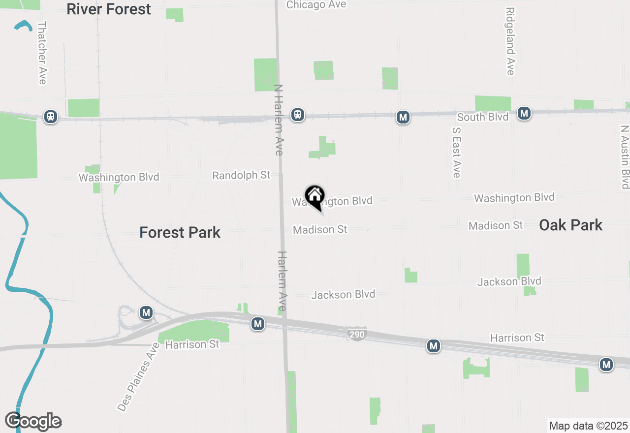 Map of 426 Wisconsin Avenue #3S, Oak Park, IL 60302