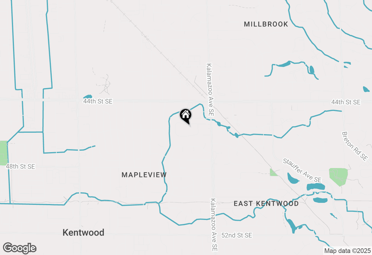 Map of 1448 Meadowlane Drive Se, Kentwood, MI 49508