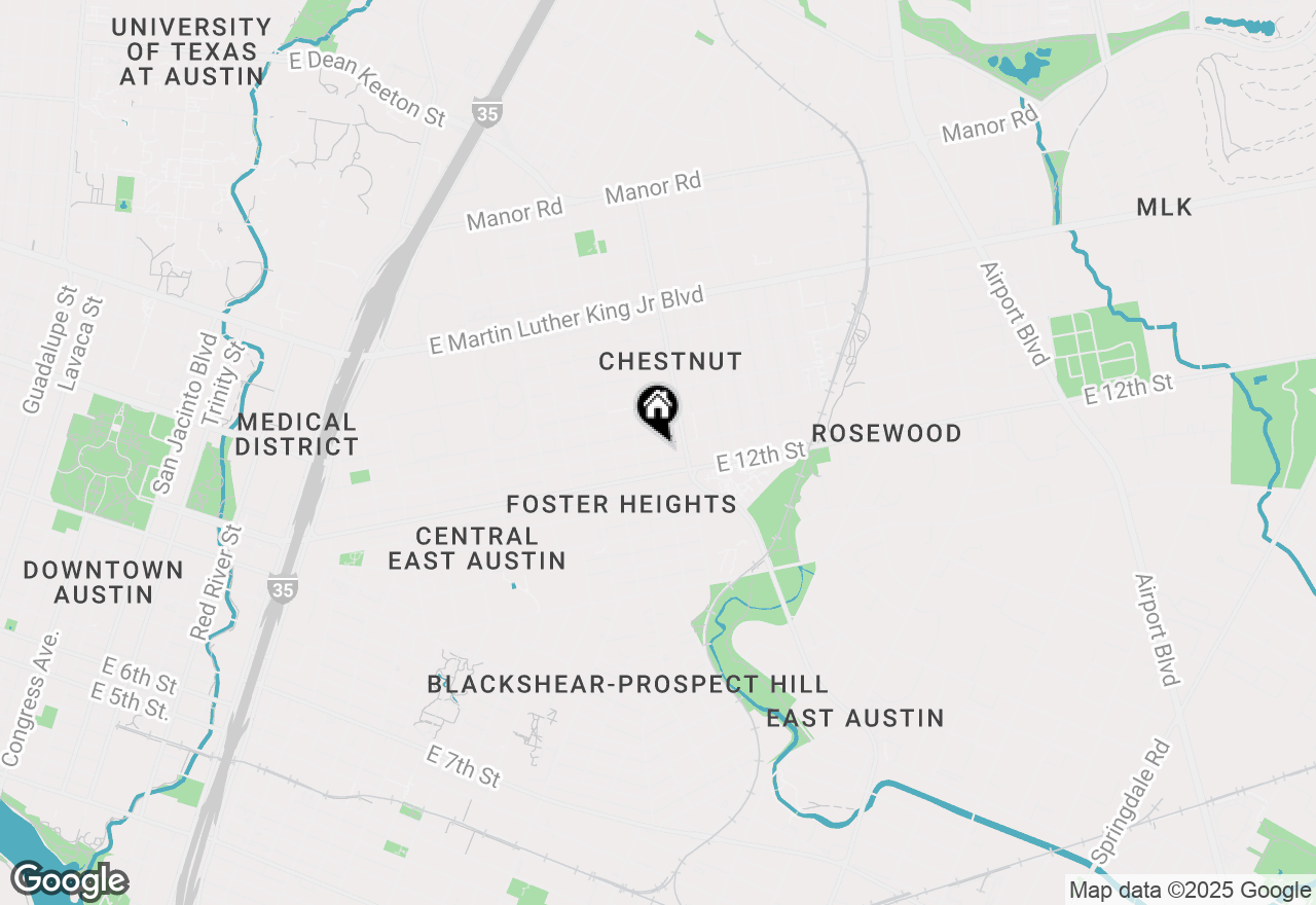 Map of 1210 Coleto St, Austin, TX 78702