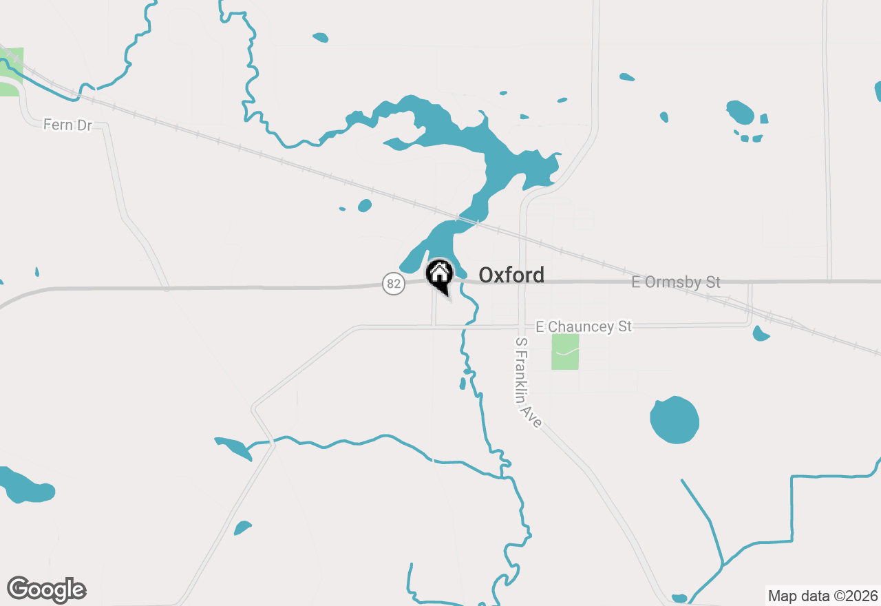 Map of 198 Fandrich Road, Oxford, WI 53952