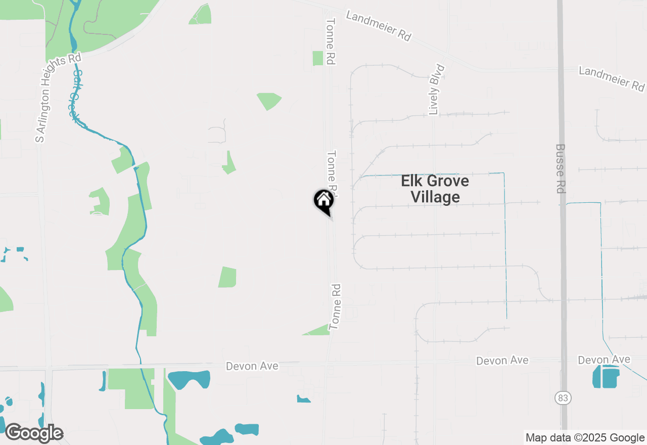 Map of 1031 Maple Lane, Elk Grove Village, IL 60007
