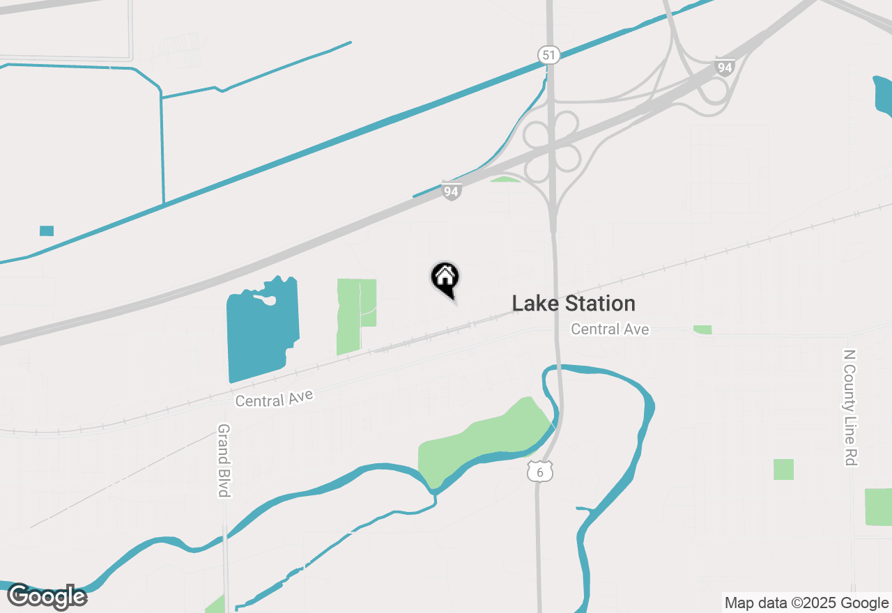 Map of 2310 Parke Street, Lake Station, IN 46405