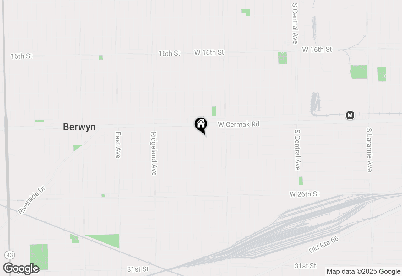 Map of 2231 S 61st Court, Cicero, IL 60804