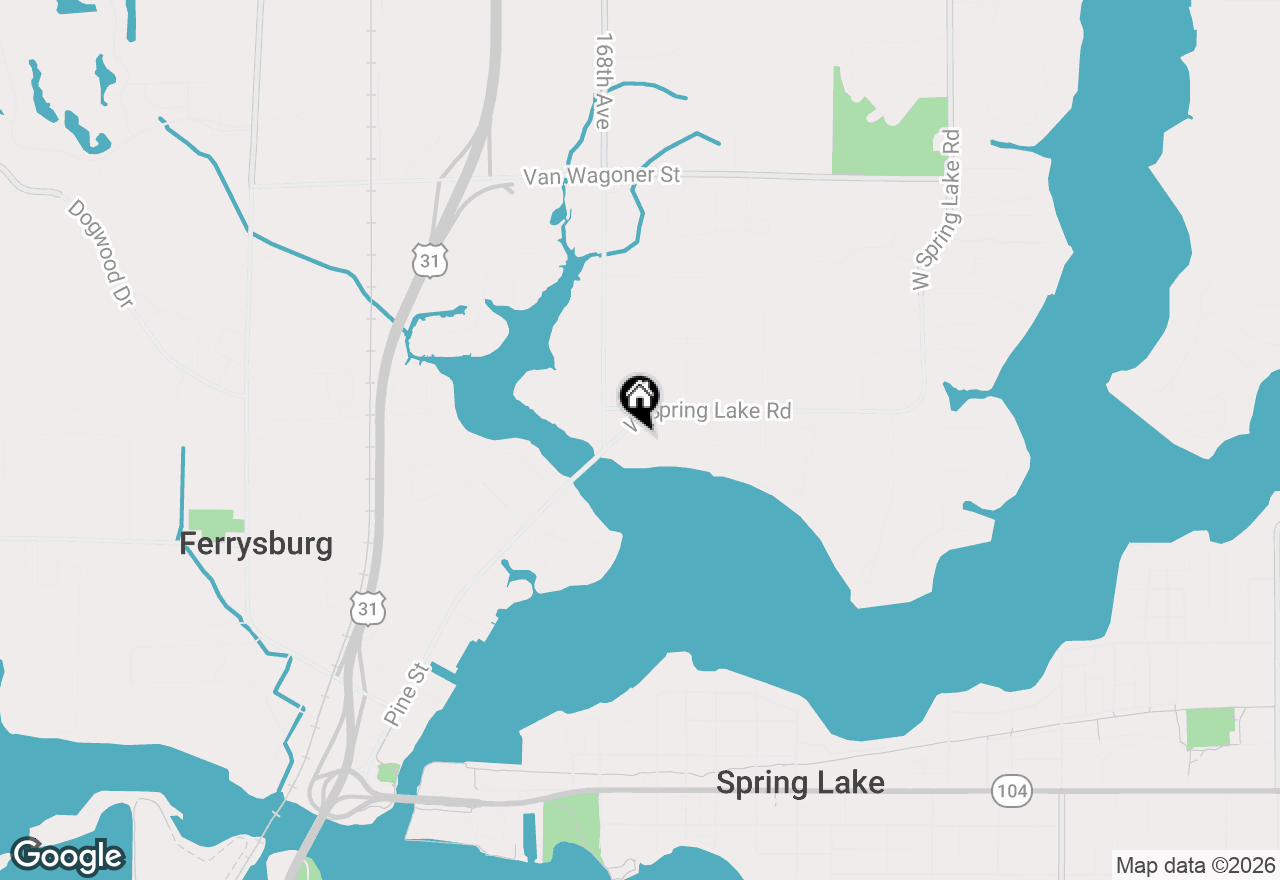 Map of 17545 Reenders Street, Spring Lake, MI 49456
