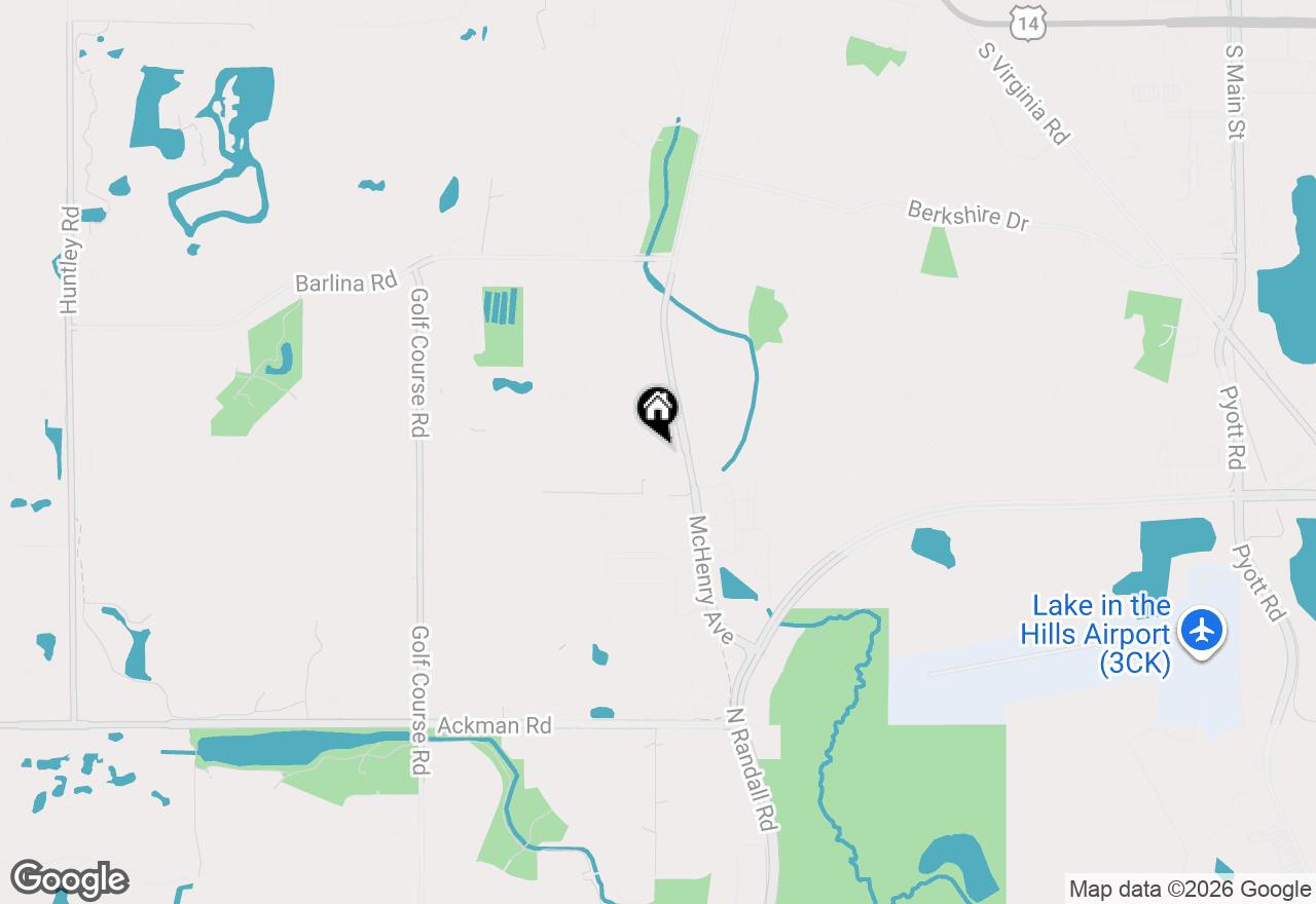 Map of 526 Silver Aspen Circle, Crystal Lake, IL 60014