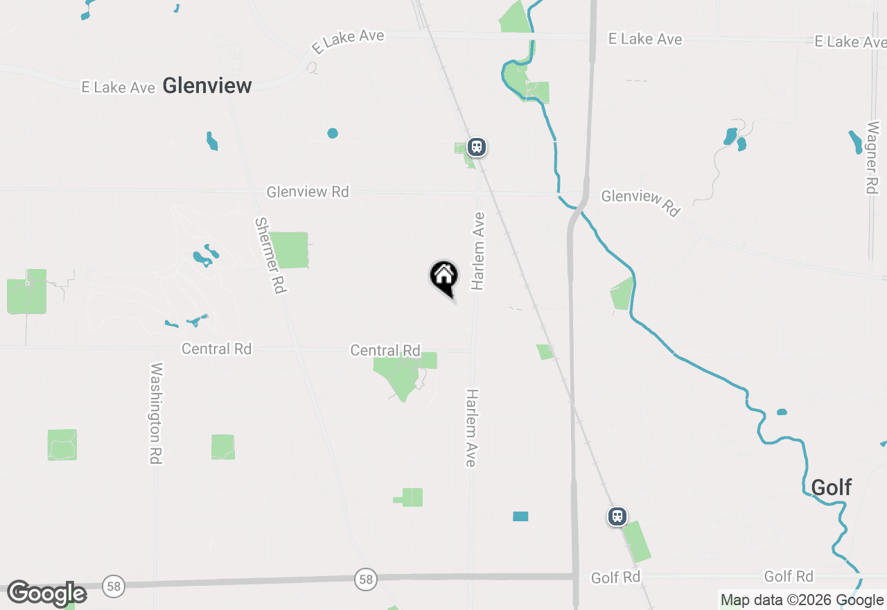 Map of 1942 Palmgren Drive, Glenview, IL 60025