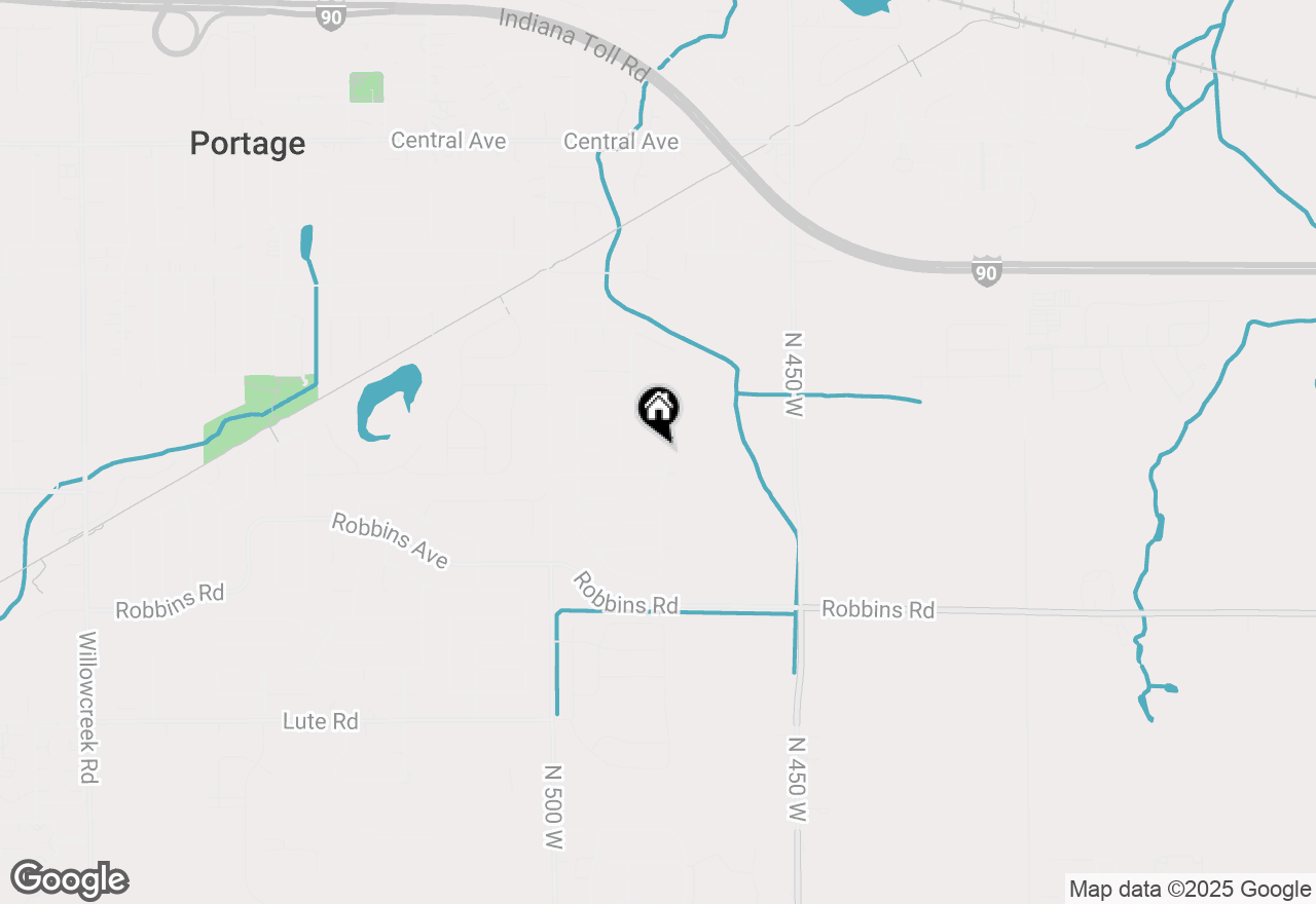 Map of 2962 Edith Street, Portage, IN 46368