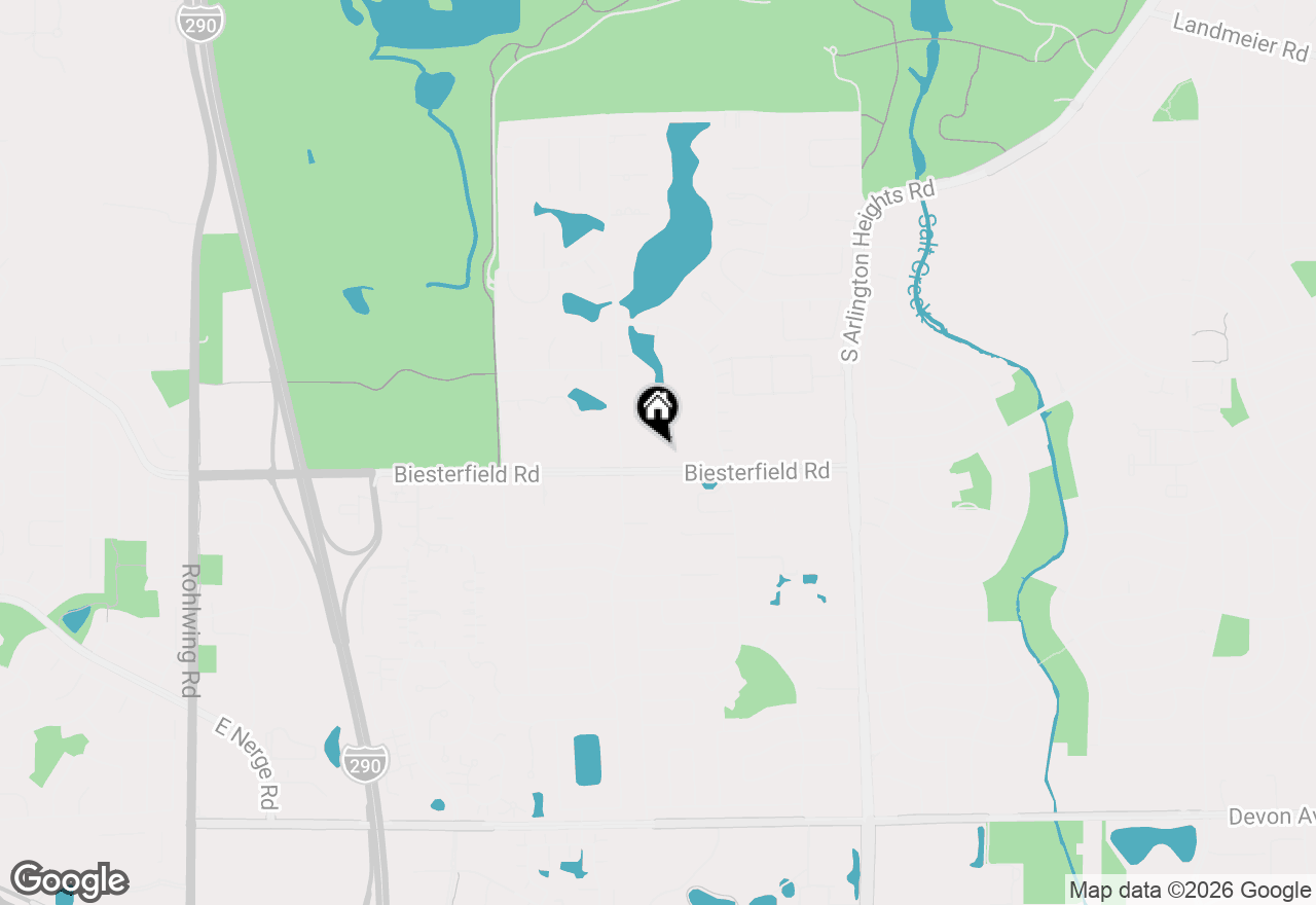 Map of 520 Biesterfield Road #122B, Elk Grove Village, IL 60007