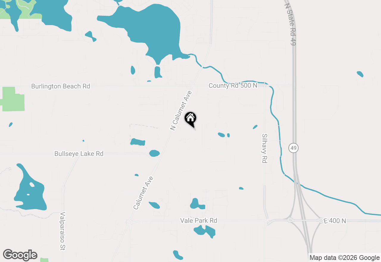 Map of 3706 Crosby Drive, Valparaiso, IN 46383